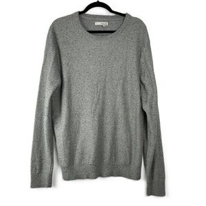 Hawker Rye Mens Pebbled Grey Long‎ Sleeve Crew Neck Gorpcore Sweater Medium